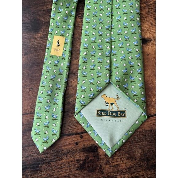 Bird Dog Bay THE LAST DODO Silk Tie New No Tags - Picture 3 of 6